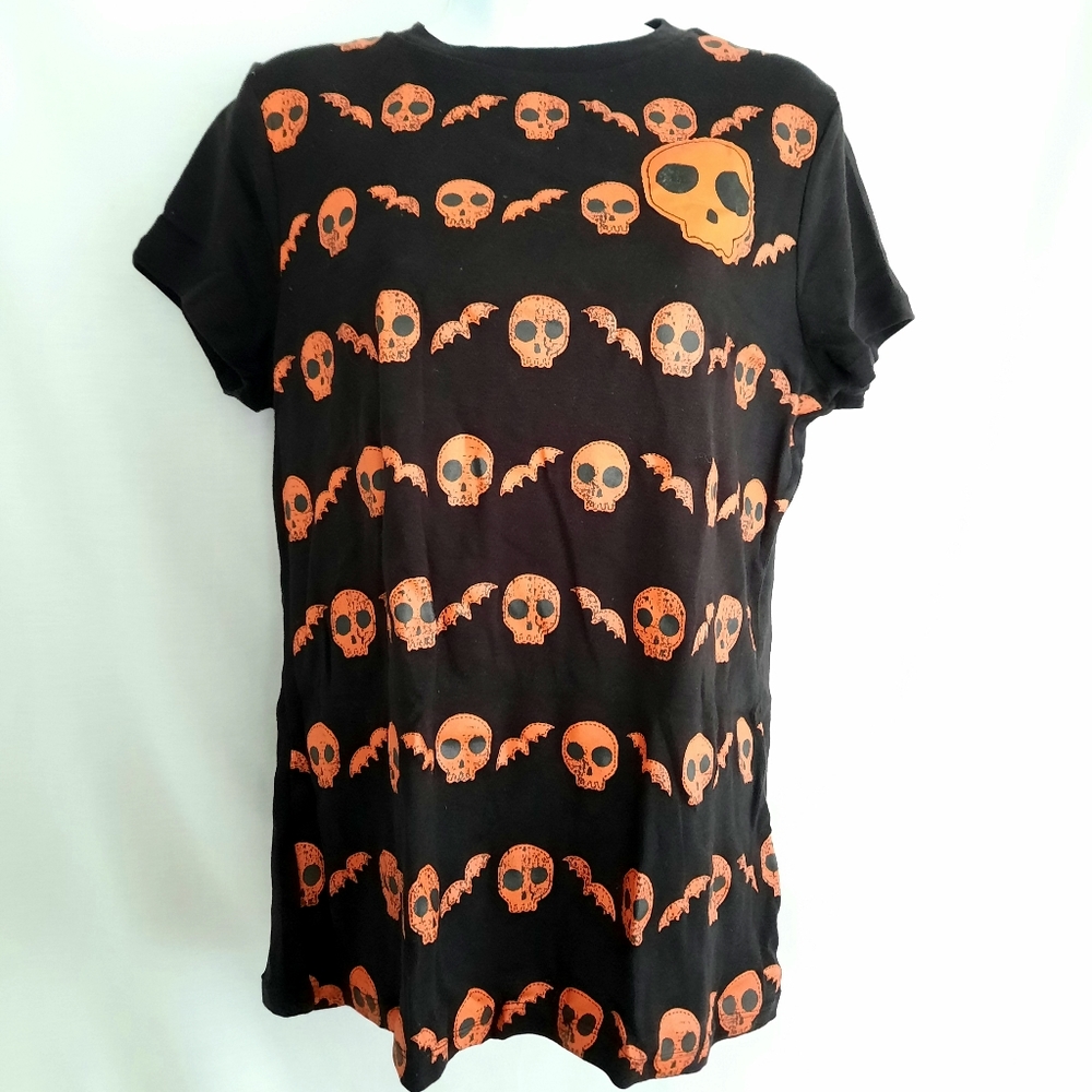 Womens Medium Halloween T-shirt Ladies Tops Shirt - Picture 1 of 4
